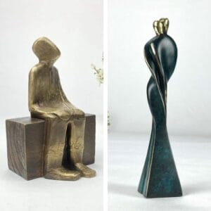 Bronzeskulpturer af Palle Mernild i 99 eksemplarer