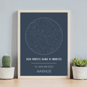 Personlig stjernehimmel plakat