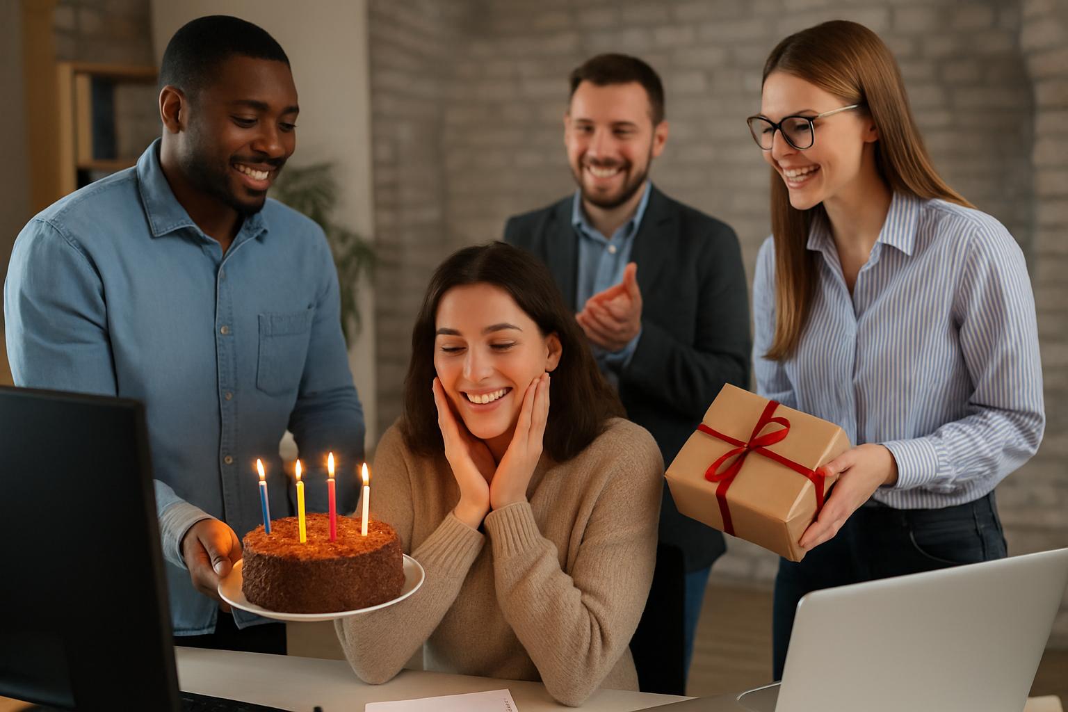 Fødselsdagshilsen til kollega – sjove og formelle eksempler