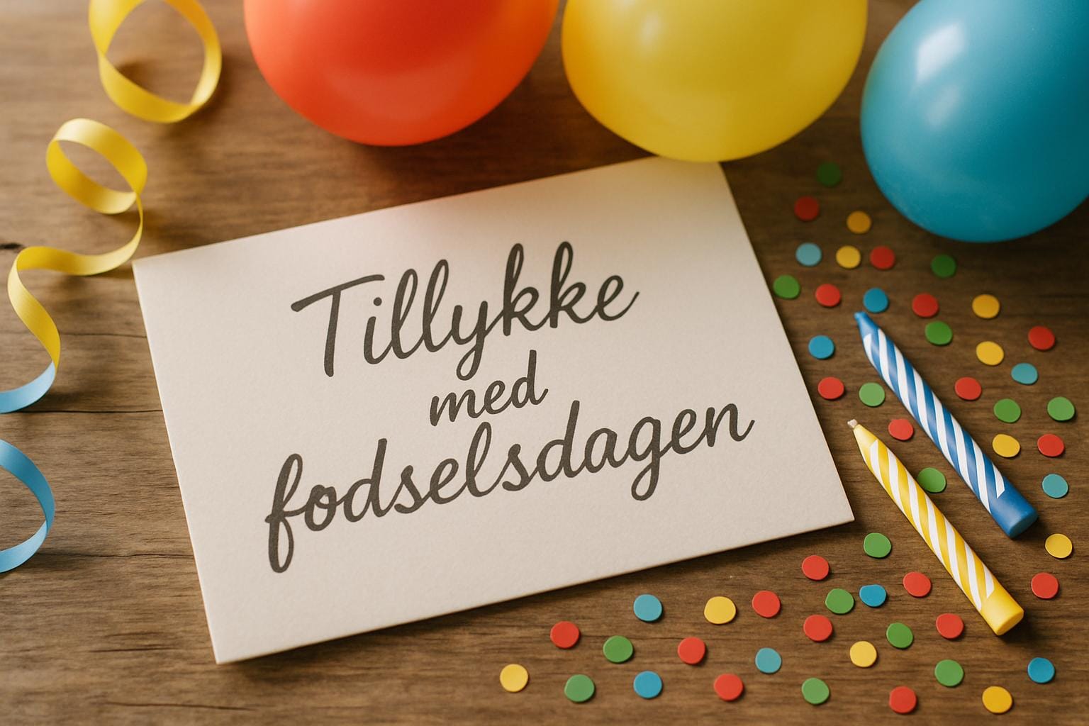 Gode ideer til fødselsdagskort tekst – sådan skriver du en sjov hilsen