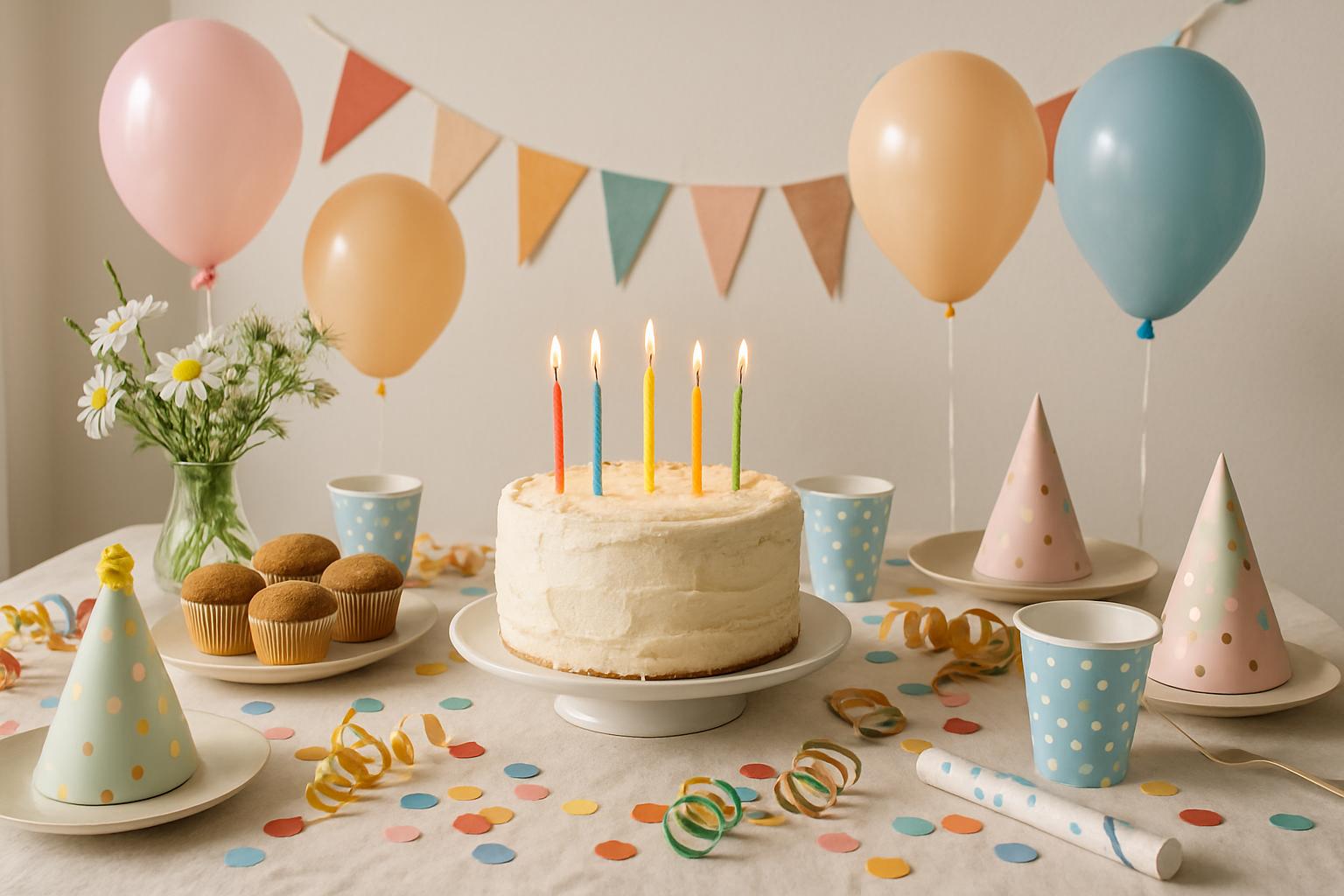 Inspiration til pynt af fødselsdagsbordet – sådan bliver bordet festligt